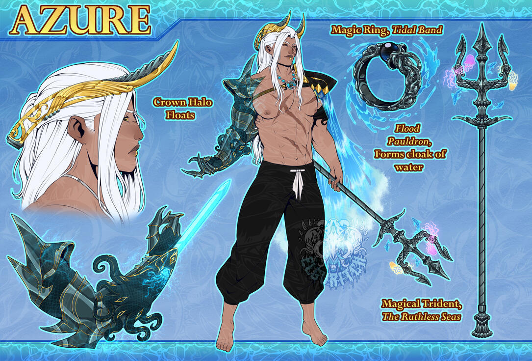 Detailed Sheet (Replaced Eye Reference and Color Palette for 1 Extra Add-On Detail) ($195)